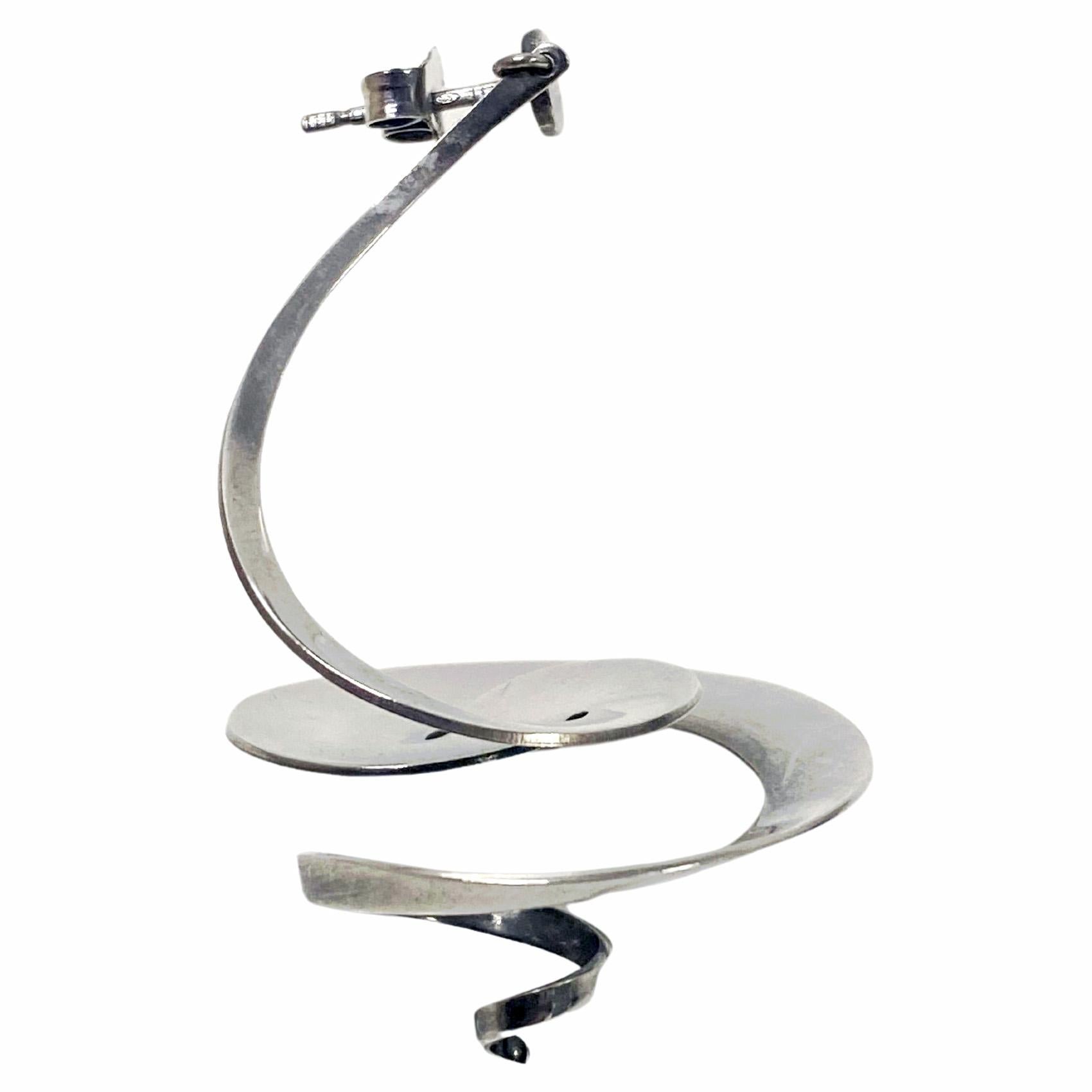 Georg Jensen Vivianna Torun Bülow-Hübe - Orecchini in argento, n. 369 in vendita 1