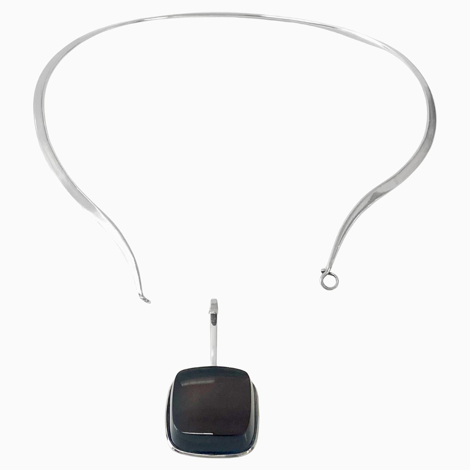 Collar de cuarzo Vivianna Torun Bulow Hube para Georg Jensen en venta 1