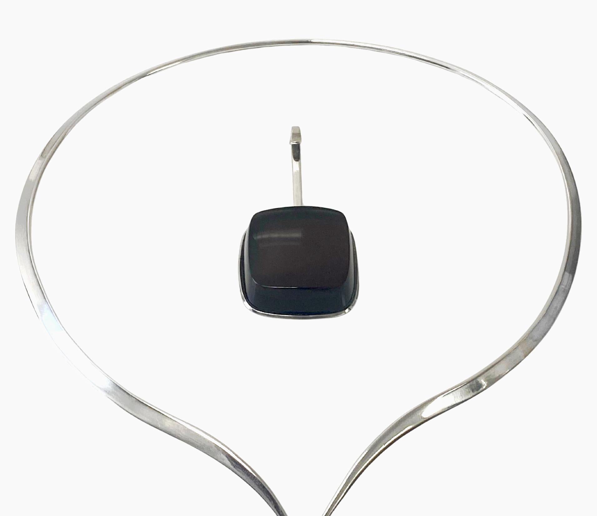 Collar de cuarzo Vivianna Torun Bulow Hube para Georg Jensen en venta 2