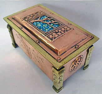 Art Nouveau Arts & Crafts Enamel Box, circa 1900