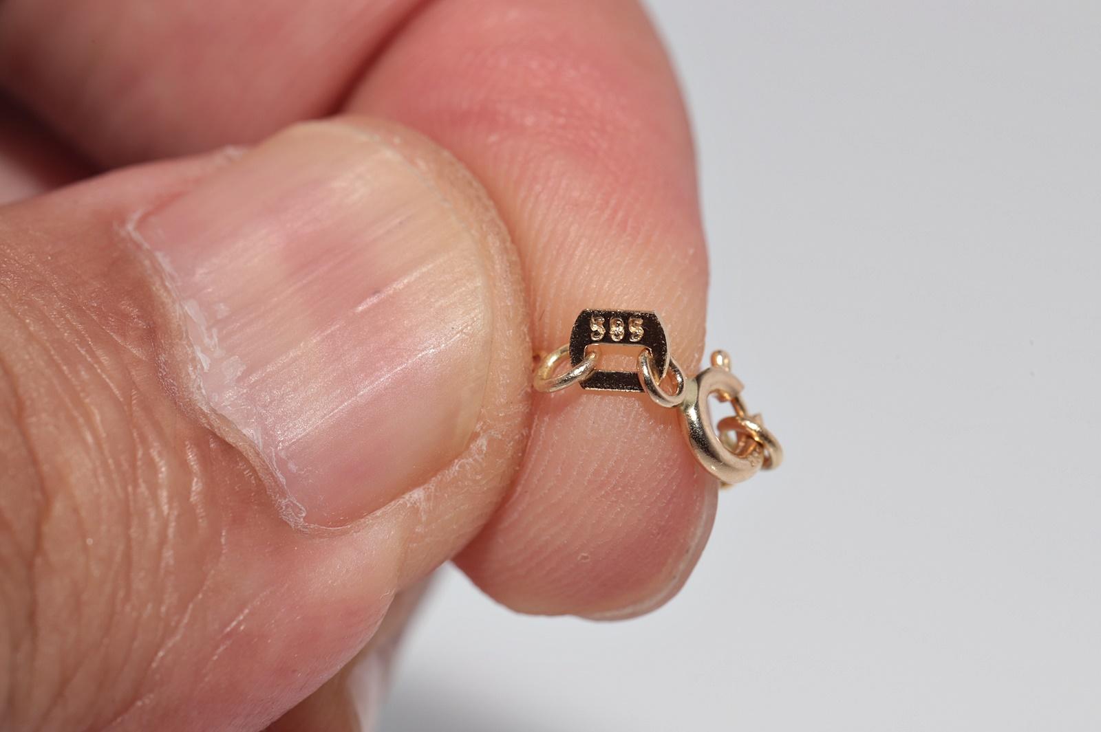 Antike CIRCA 1900s 10k Gold natürlichen Rosenschliff Diamant Bogen verziert Halskette im Angebot 6