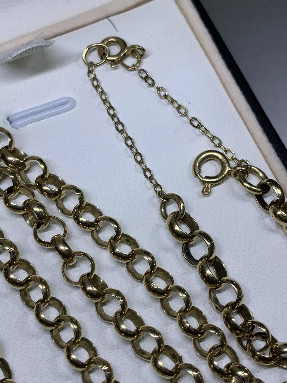 Collier en or jaune 9ct à maillons cubains avec chaîne de sécurité16.4g 20 pouces
Collier à maillons cubains en or jaune 9k et or uni
Collier en or jaune 9ct avec chaîne de sécurité
Collier en chaîne à gros maillons arrondis
Longueur de la chaîne 16