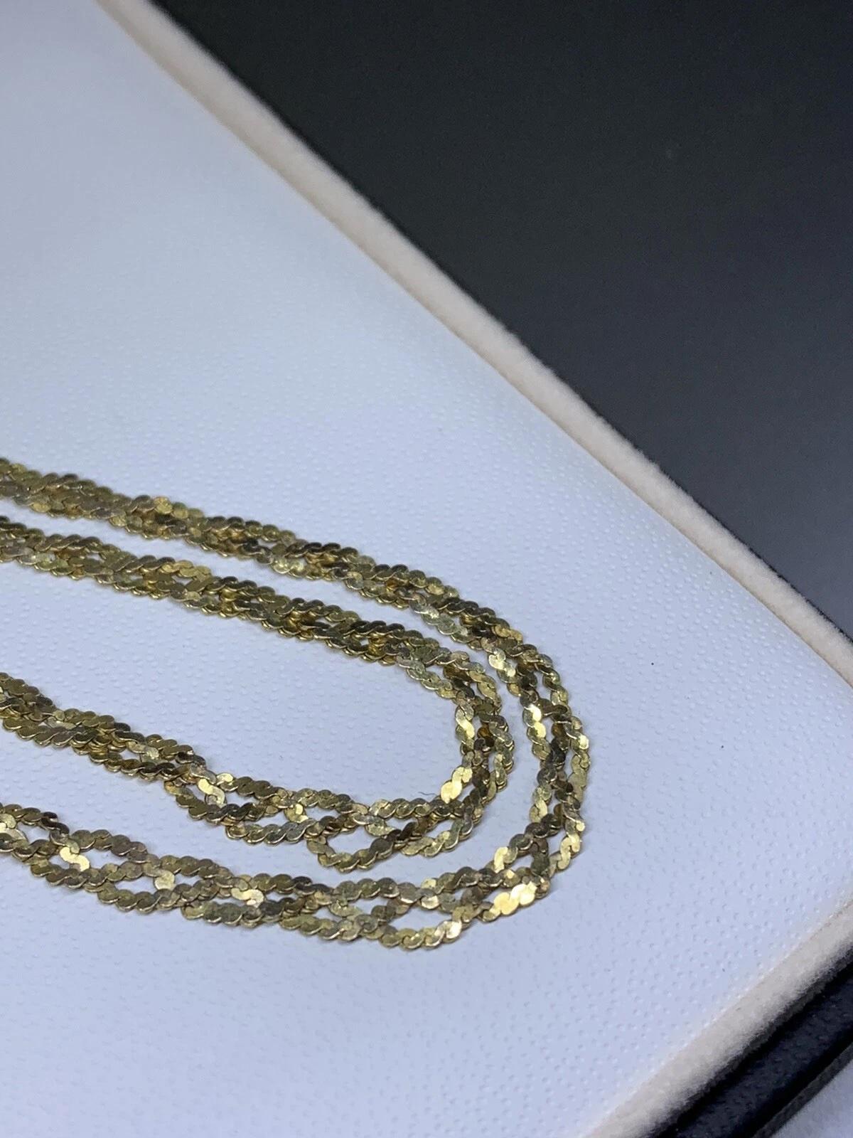 Bracelet en or jaune à maillons cubains et à grosses mailles Neuf - En vente à London, GB
