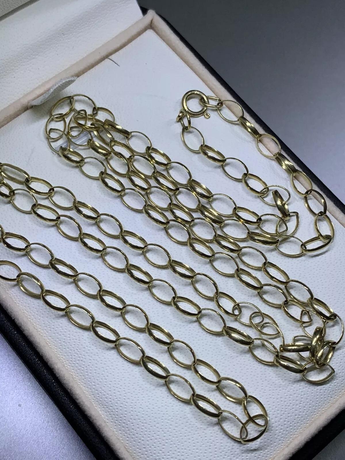 Yellow Gold Chunky Curb Cuban Link Chain Necklace For Sale 1