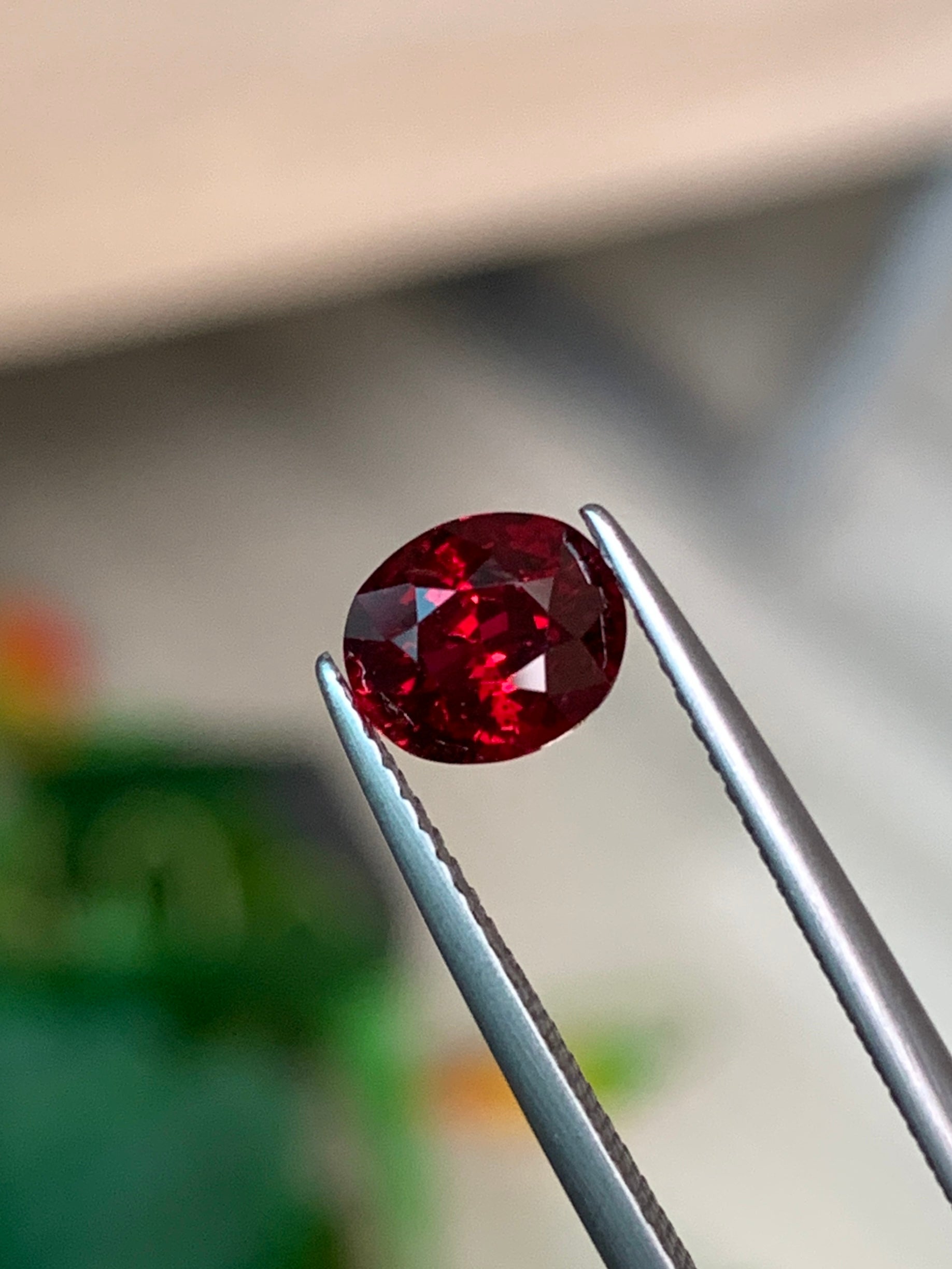A certified Pigeon Blood Ruby from Mozambique is a rare and highly prized gemstone known for its deep red color reminiscent of pigeon blood. It undergoes rigorous gemological testing to confirm its quality, often meeting criteria for color