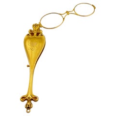 Art Noveau 14k Yellow Gold Lorgnette