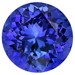 Tanzanite Gem 5.54 Carat Round Unset Loose Gemstone