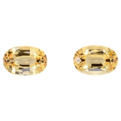 Imperial Topaz Earring Gemstones 10.80 Carat Oval Loose Gems
