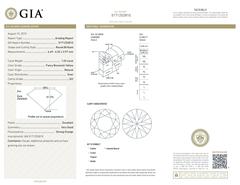 1.03 Carat GIA Certified Champagne Diamond White Gold Ring