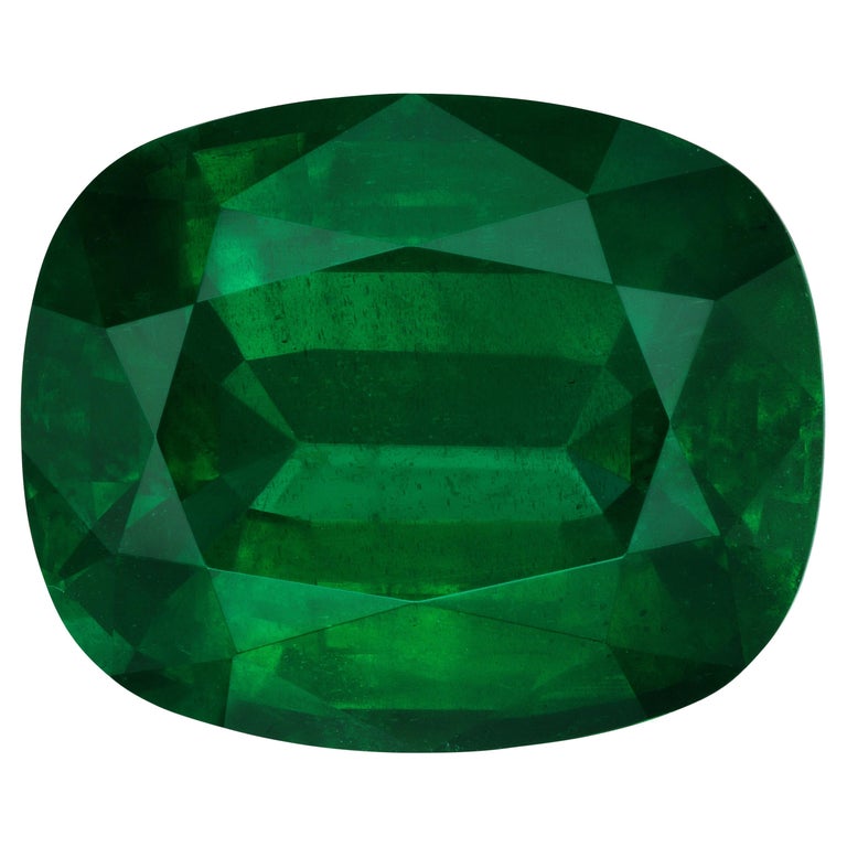 No Oil Emerald Ring Gem 16.27 Carat Certified Untreated Loose Gemstone For Sale