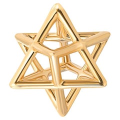 Merkaba Gold Pendant Necklace