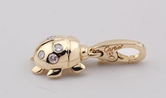 Cartier Diamond 18k Yellow Gold Ladybug Charm Pendant