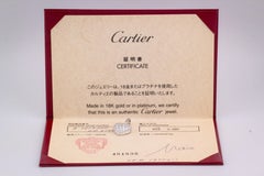Cartier Large Pave Diamond 18k White Gold Heart Shaped Pendant Charm w/ cert