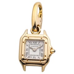 Cartier 18k Yellow Gold Panther Watch Charm