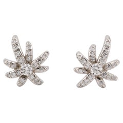 Tiffany & Co. Platin-Feuerwerk-Ohrstecker mit Diamanten