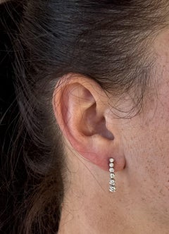 Tiffany & Co. Jazz Diamond Platinum PT950 Drop Earrings