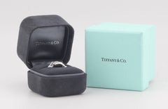 Tiffany & Co. Diamond and Platinum Bubbles Band Ring Size 6.75