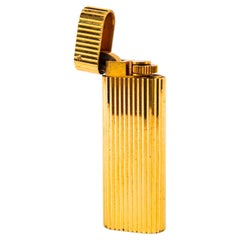 Vintage Gold Plated Cartier Les Must Lighter 1970s