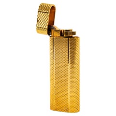 Vintage Gold Plated Cartier Les Must Lighter 1970s
