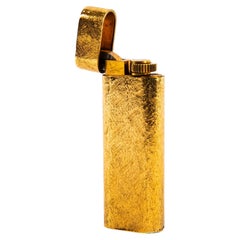Vintage Gold Plated Cartier Les Must Lighter 1970s