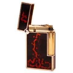 Vintage S&T. Dupont Ligne 2 Regular, accendino Volcano laccato, anni '80