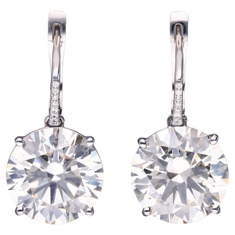 20ct diamond earrings HRD Certified