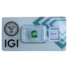 Granate Tsavorita Certificado de 3,03Ct