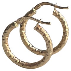 Cercle en or 18k 750 Cercle moyen (taille 20mm/2cm)-1.65g