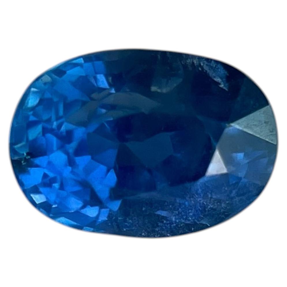 GIA Certified 1.15Ct Burmese Unheated Blue Sapphire –(6.63x4.76x4.42mm)