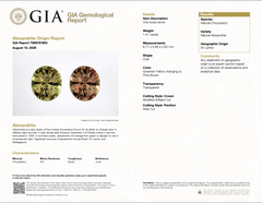 GIA 1.51ct Natural Alexandrite from Sri Lanka (6.77x5.88x4.92 mm)