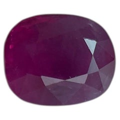 GIA 1.37ct Unheated Burma Ruby (6.55x5.35x4.34 mm)