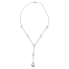 Collier, diamants et perles