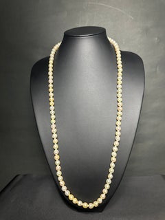 Used IRIS PARURE Beni Akoya 8.5mm×94 Pearl Necklace, Non Colored & Non Bleached Pearl