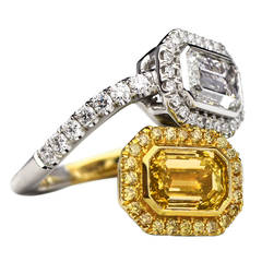 1.62 Carat Emerald Cut Diamond Ring