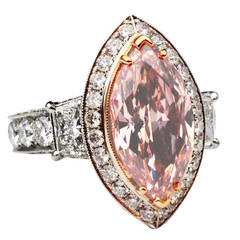3.49 Carat Marquise Diamond Ring