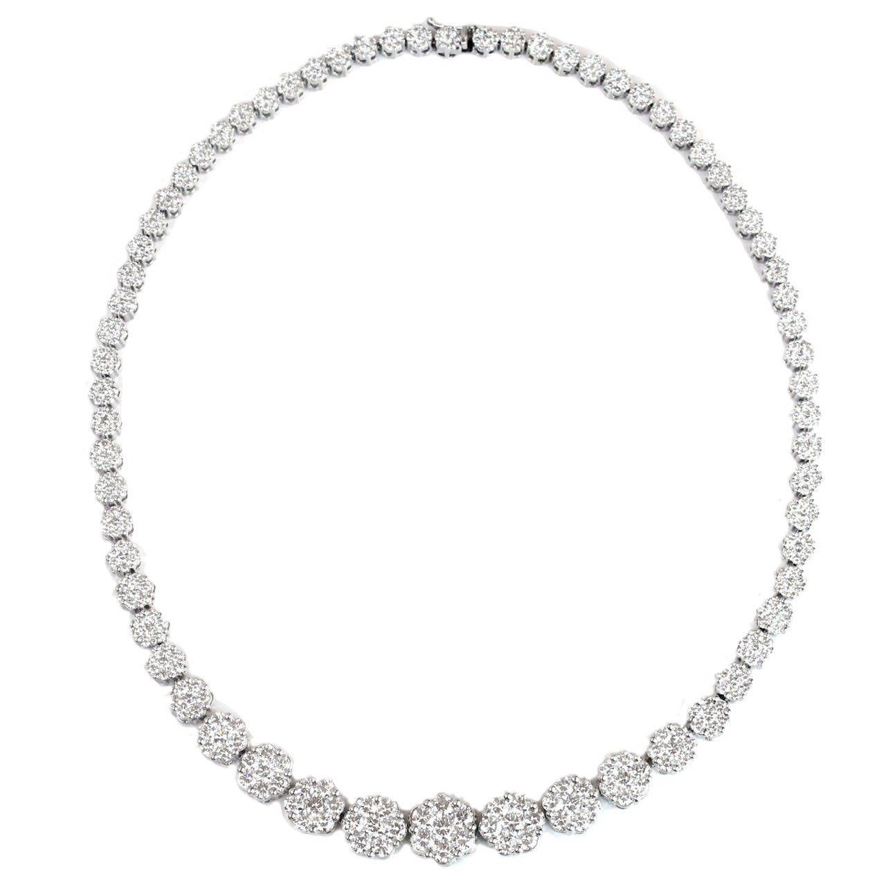 Magnificent Diamond Necklace By David Rosenberg