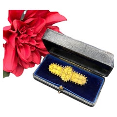 Antique 15ct Yellow Gold, Edwardian Gold Brooch, Circa 1900