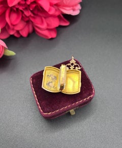 Antique 18ct Gold French Stamped, Edwardian Rectangular Locket