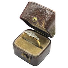 Antiker Diamantring aus 18-Karat-Gold aus der Edwardianischen Zeit, um 1910