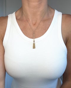 Antique 18ct Yellow Gold, Edwardian Foxtail Tassel Pendant