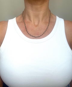 Antique 9ct Rose Gold, Edwardian Fancy Double Link Belcher Chain