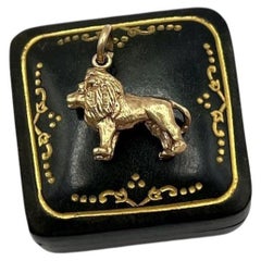 Vintage 9ct Gold, Lion Pendant, Charm Circa 1970s