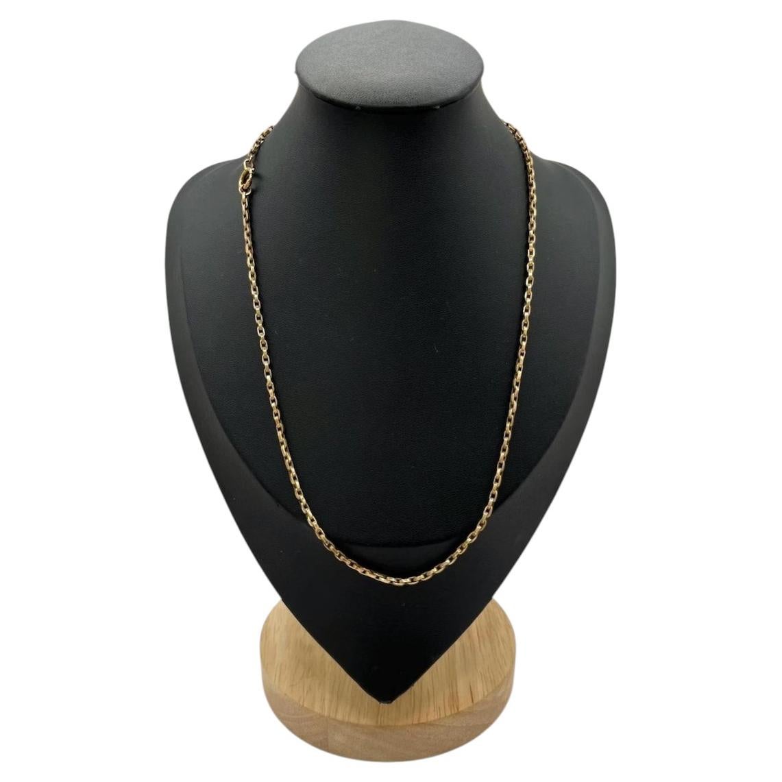 What markings are on real gold chains?