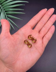 Oro amarillo de 18 quilates de época, Tiffany & Co. Gemelos con forma de herradura de Ralph Lauren