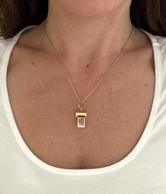 Oro vintage 18 carati, ciondolo a forma di fischietto funzionante, ciondolo per collana, ciondolo per braccialetto