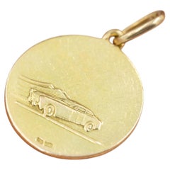 Italian vintage 18K solid gold Saint Christopher medal – Religious Catholic