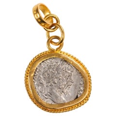 A Roman Silver Coin Pendant (pendant only)