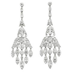 Antique Art Deco diamond earrings