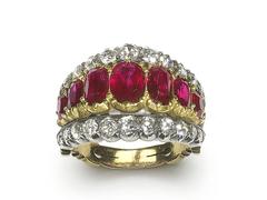 Antique Ruby Diamond Ring