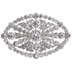 Tiffany & Co. Edwardian Diamond Platinum Brooch